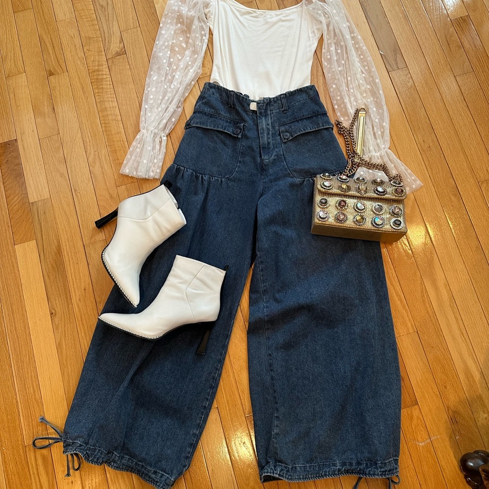 Women's Wide-Leg Denim Jeans